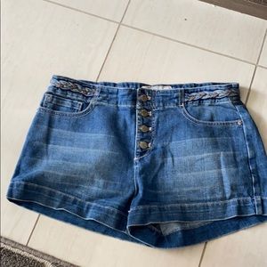 Free people jean shorts